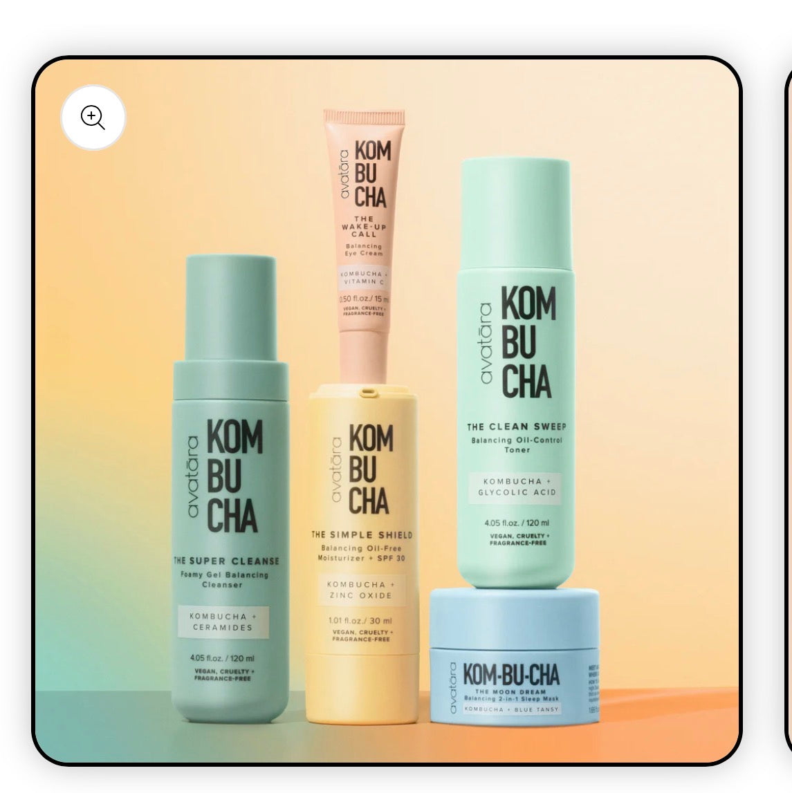 Avatara Kombucha Skincare Set