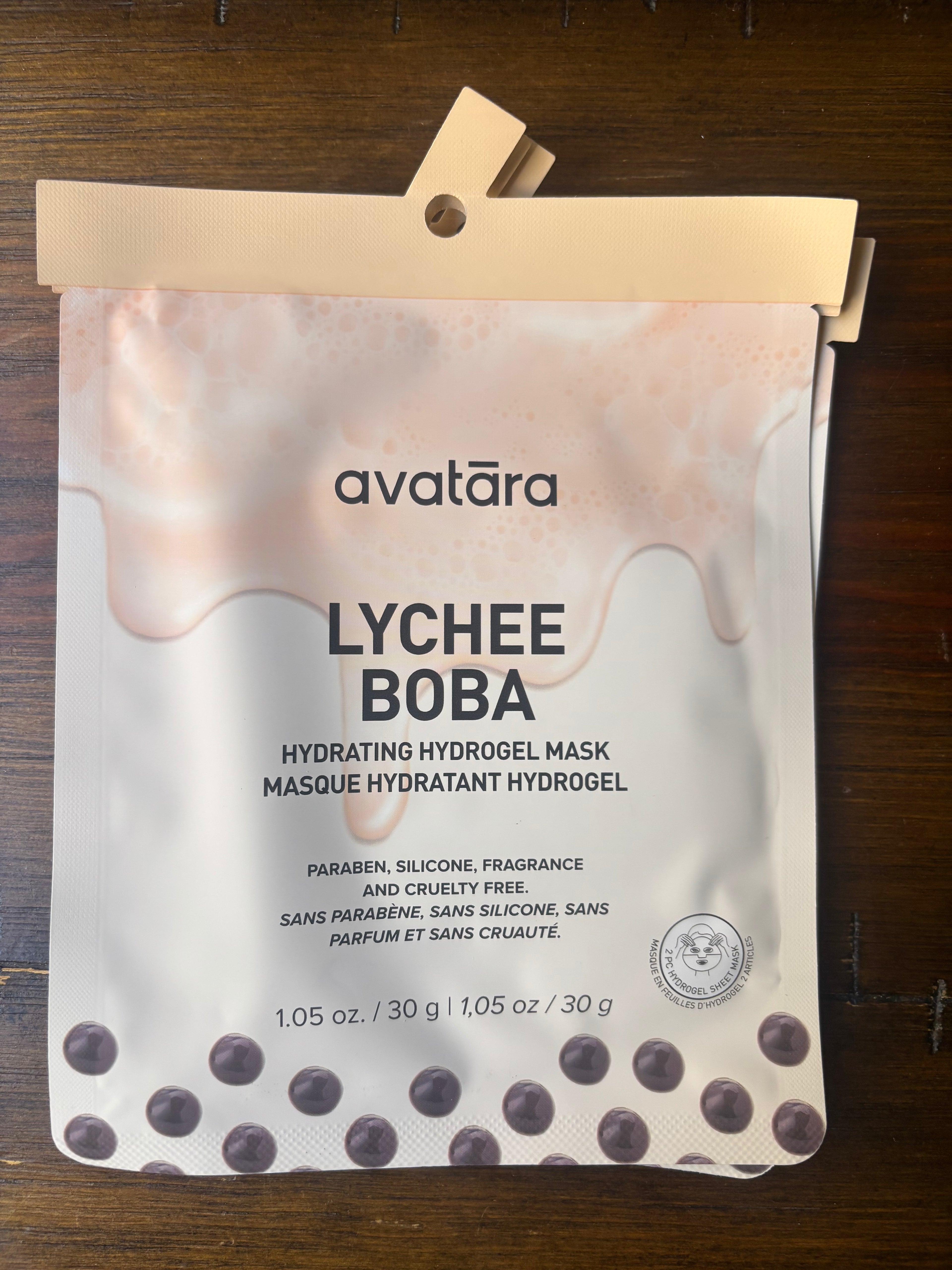 Lychee Boba Hydrogel Mask